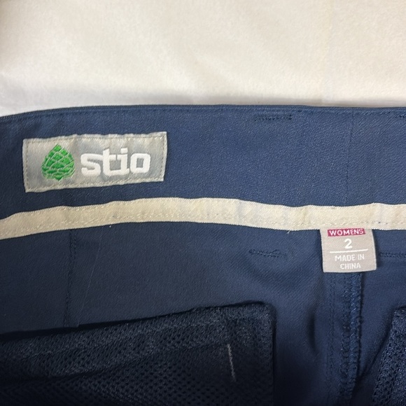 STIO Coburn Jogger Nylon Outdoor Pants Navy Blue Size 2 Bouldering Hiking - Picture 6 of 7